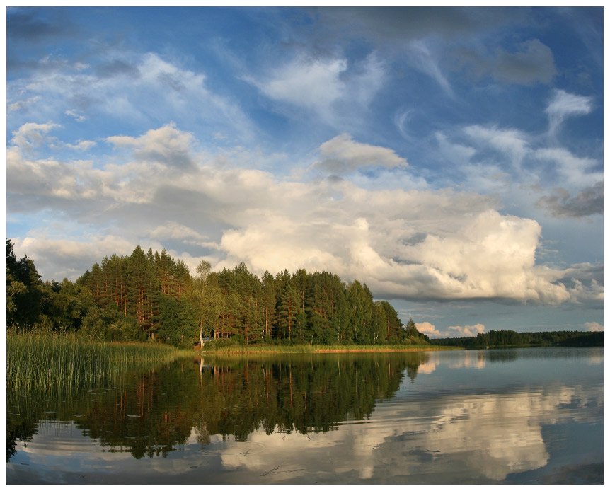 озеро, селигер, вечер, рыбалка, Алексей Самарин