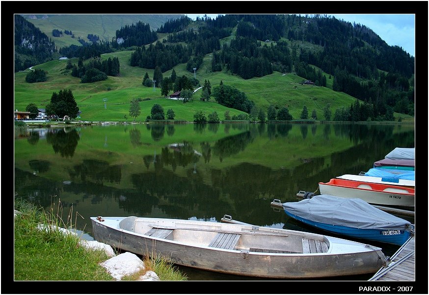 швейцария, schwarzsee, fribourg, черное озеро, отражения, paradox, PARADOX