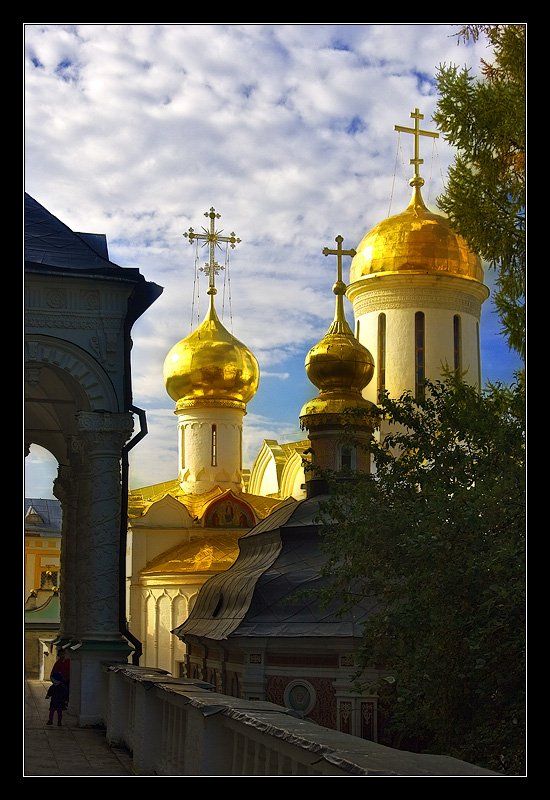 троице-сергиева, лавра, купола, Геннадий Романов