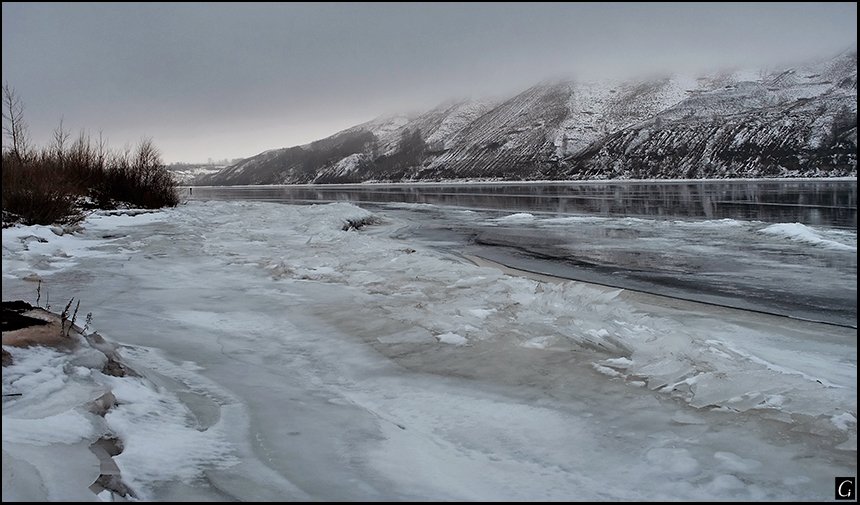нижняя, кама, декабрь, оттепель, река, лёд, хмуро, Gorshkov Igor_Feanorus