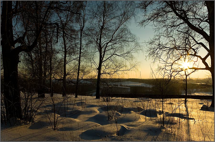 зима снег природа, Алексей Войницкий