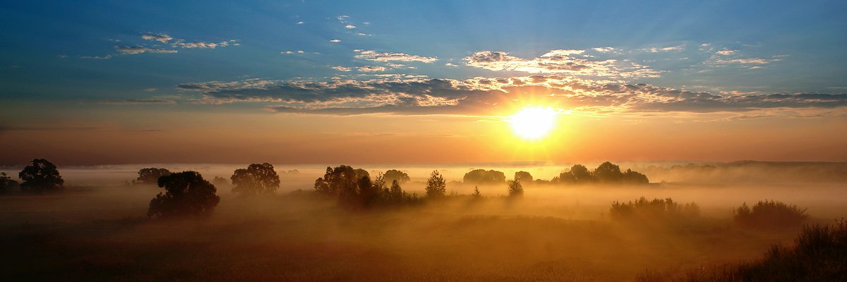 пейзаж, восход, солнце, Пальников Иван