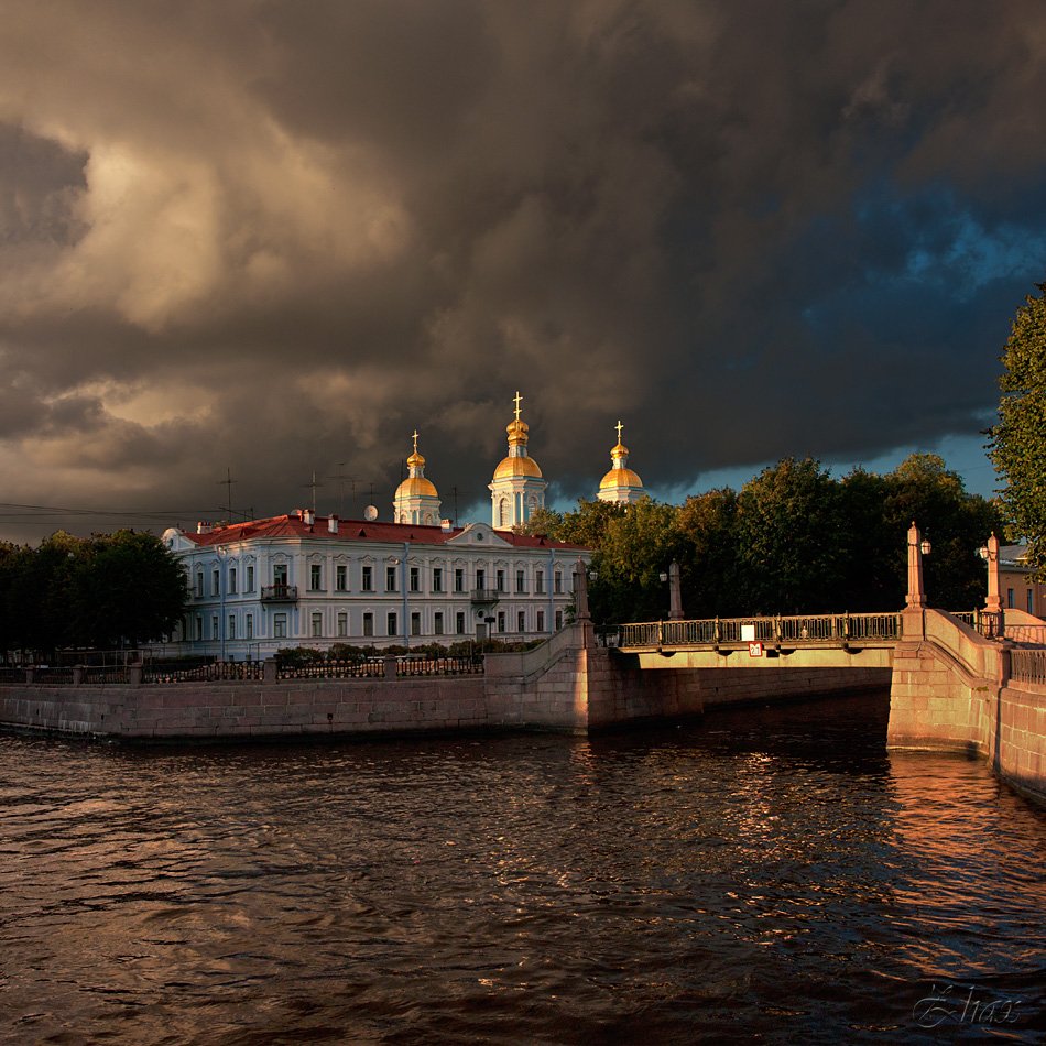 санкт-петербург, закат, Малыш