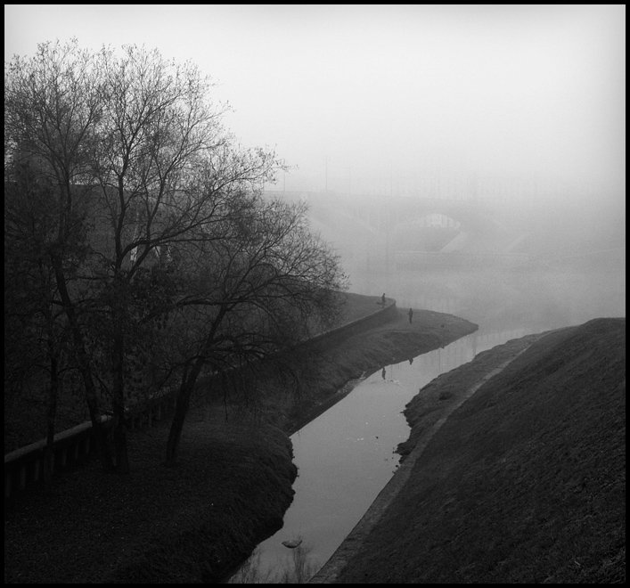 устье, утро, туман, разговор, Александр Гришаев