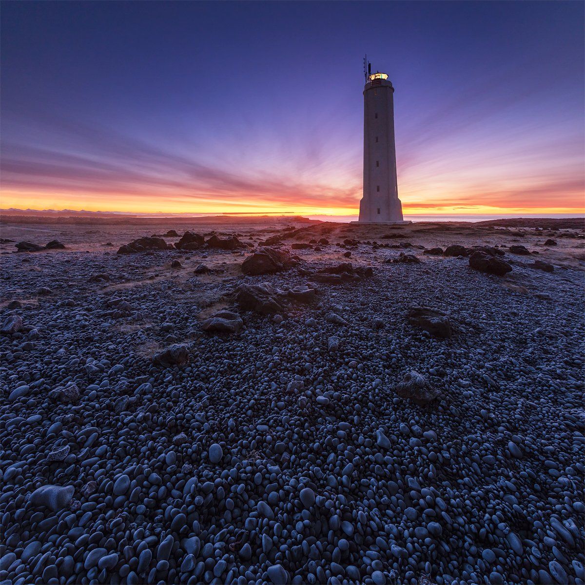 Iceland lighthouse sunrise, Sergey Merphy