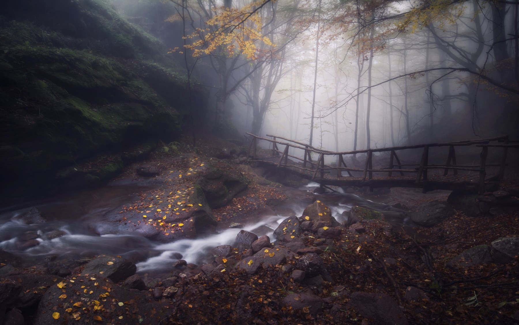 пейзаж, природа, landscape, nature, waterfalls, autumn, Genadi Dochev