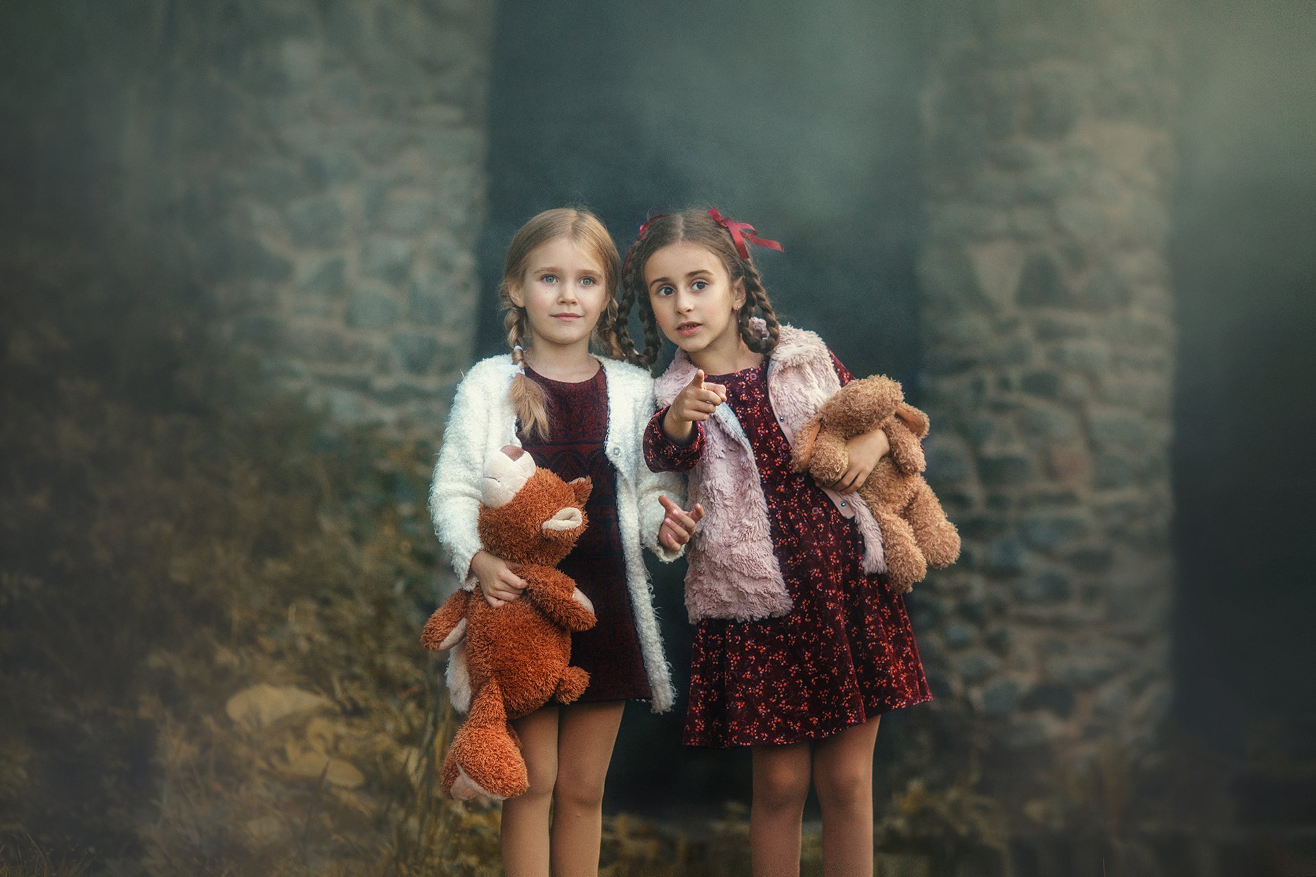 лилия назарова, дети, детский мир, девочка, игрушка, природа, сказка, малышка, собачка, платье, детство, волшебство, фотосессия, Liliya Nazarova