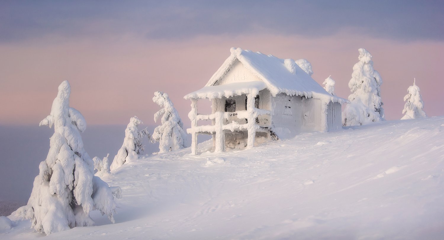 лапландия,финляндия, леви, полярная ночь, lapland, sugar house, Андрей Чабров