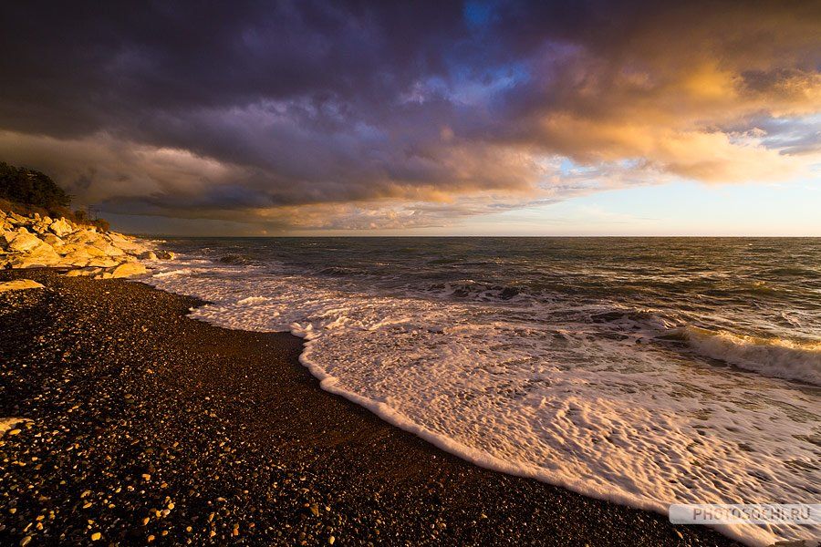 море, пейзаж, природа, Евгений Харланов