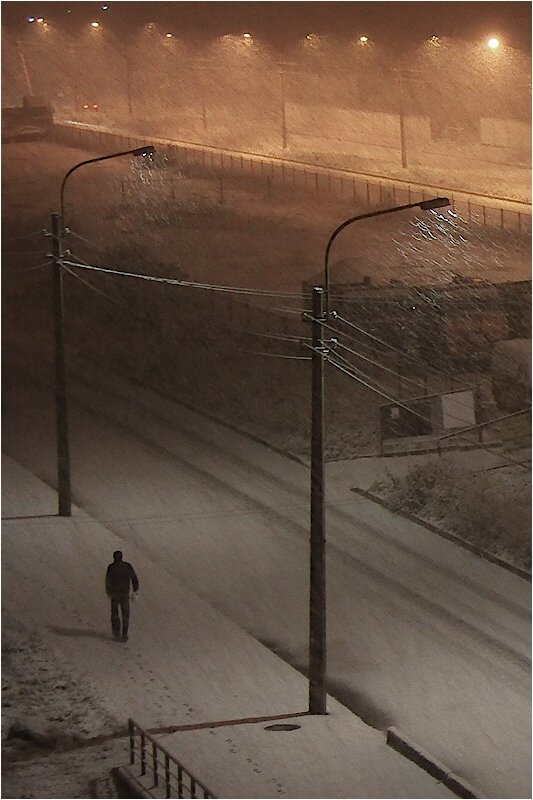 снег,холодно,ночь, Andrey D