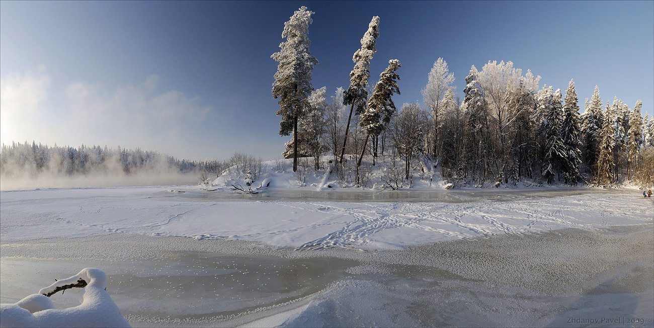 панорама_зима_вуокса., Павел Жданов