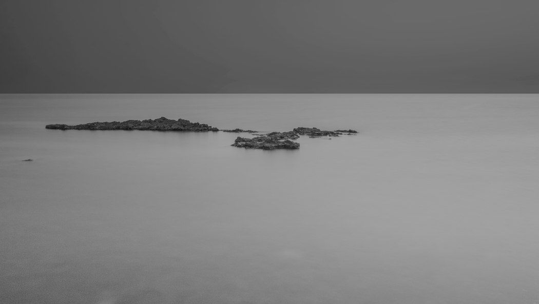 seascape, long_exposure, bw, minimalism, black and white, Константин Сорокин