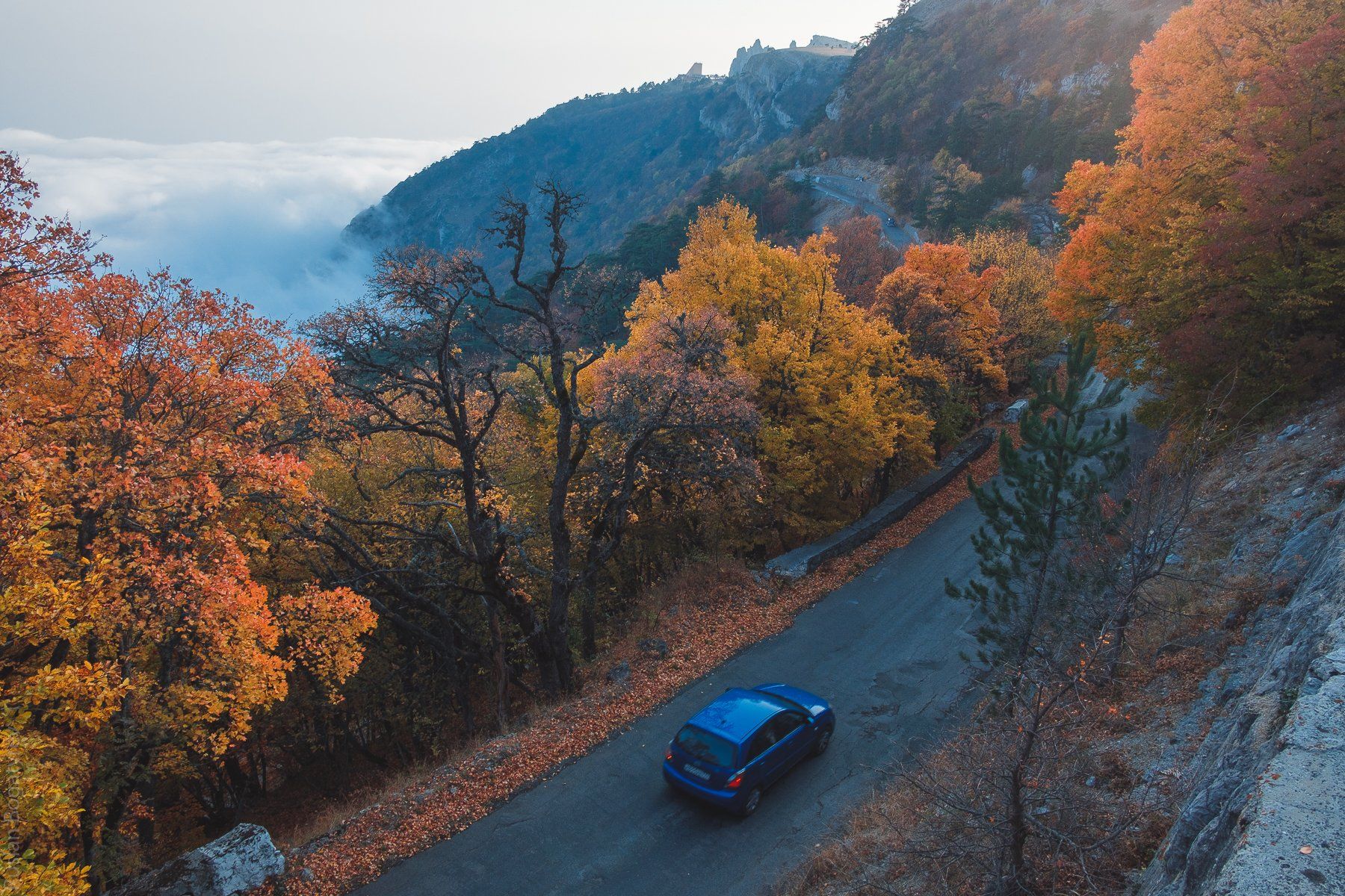 autumn, russia, sea, sunset, mountains, color, nature, sky, море, осень, горы, crimea, россия, крым, Ruslan Bogatyrev