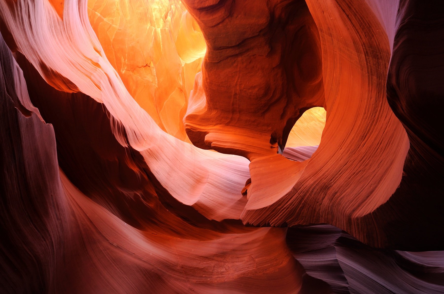 Antelope, Canyon, USA, national park, stone, rock, orange, dark, shade, shape, shadow, travel, Jiri Kuchar