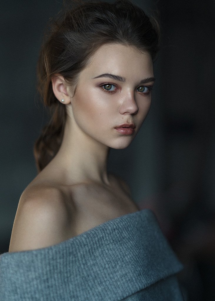 portrait, girl, eyes,, Казанцев Алексей