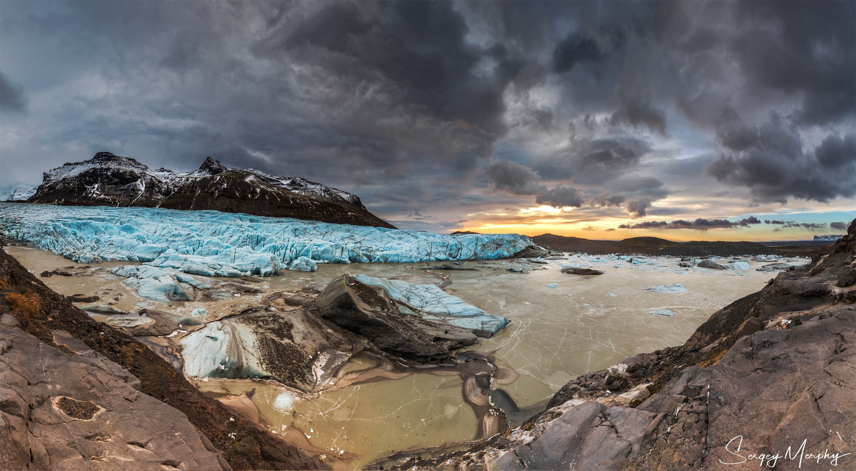 iceland, landscape, svinafell glacier, Sergey Merphy