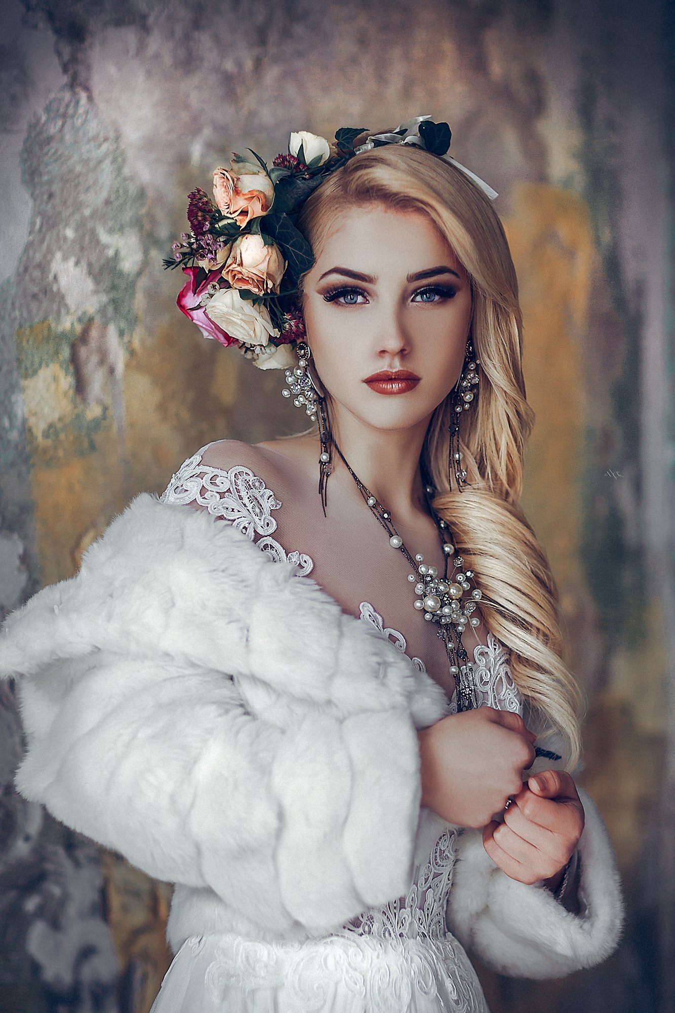 woman, bride, portrait, natural light, blonde, beauty, dress, wedding, Руслан Болгов (Axe)