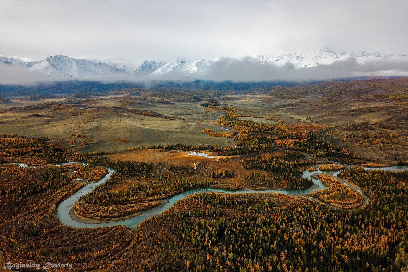 алтай, осень, река, горы, Dmitriy  Baginskiy