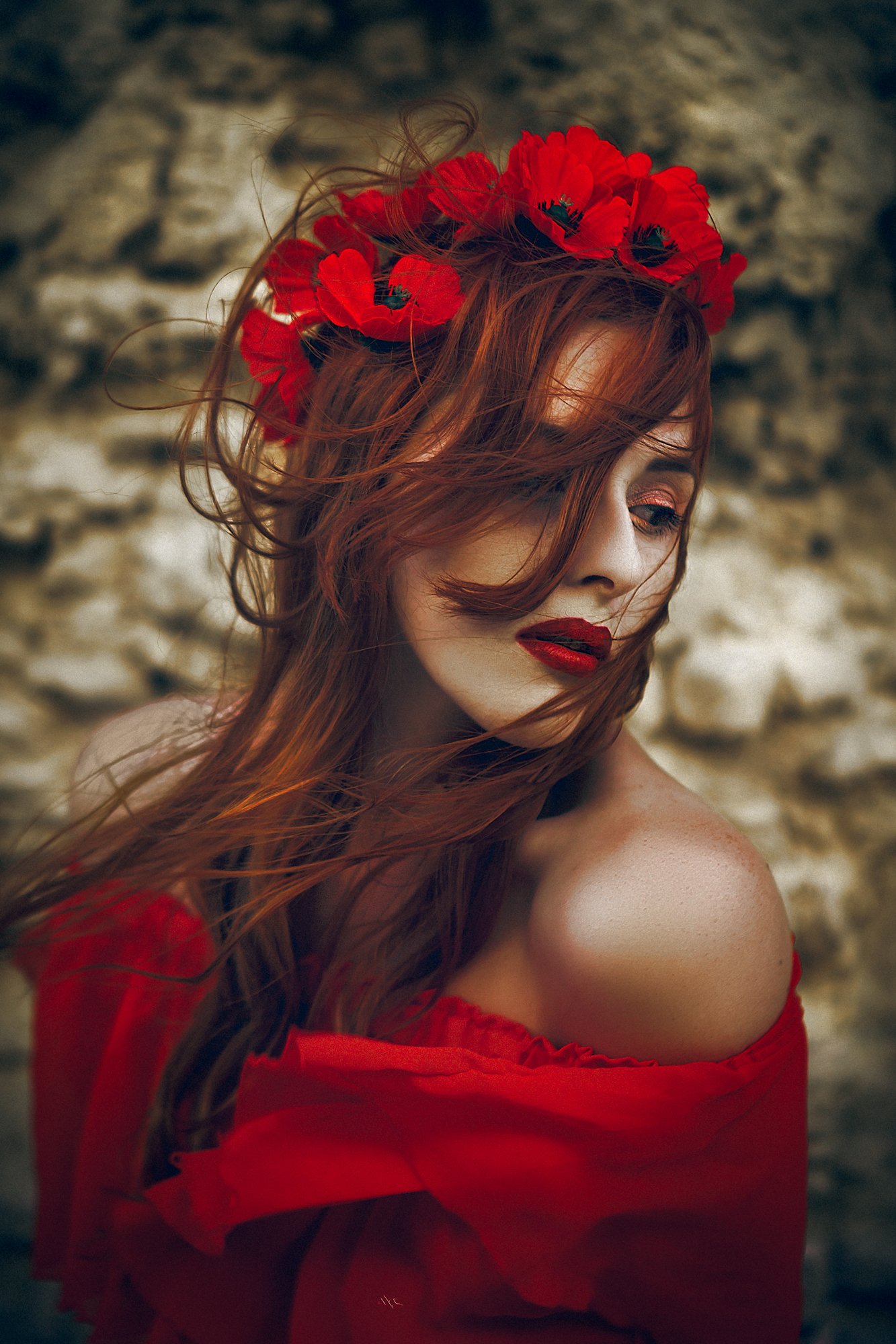 woman, redhead, beauty, portrait, natural light, mood, Руслан Болгов (Axe)