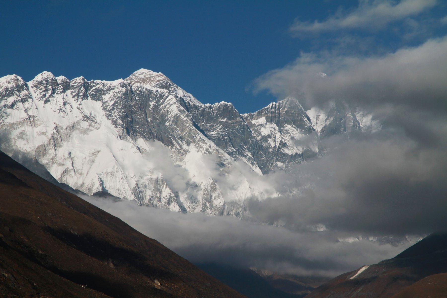 Эверест, Непал, Гималаи, Тенгбоче, Нупцзе, Лхоцзе, горы, Ekaterina Velichko