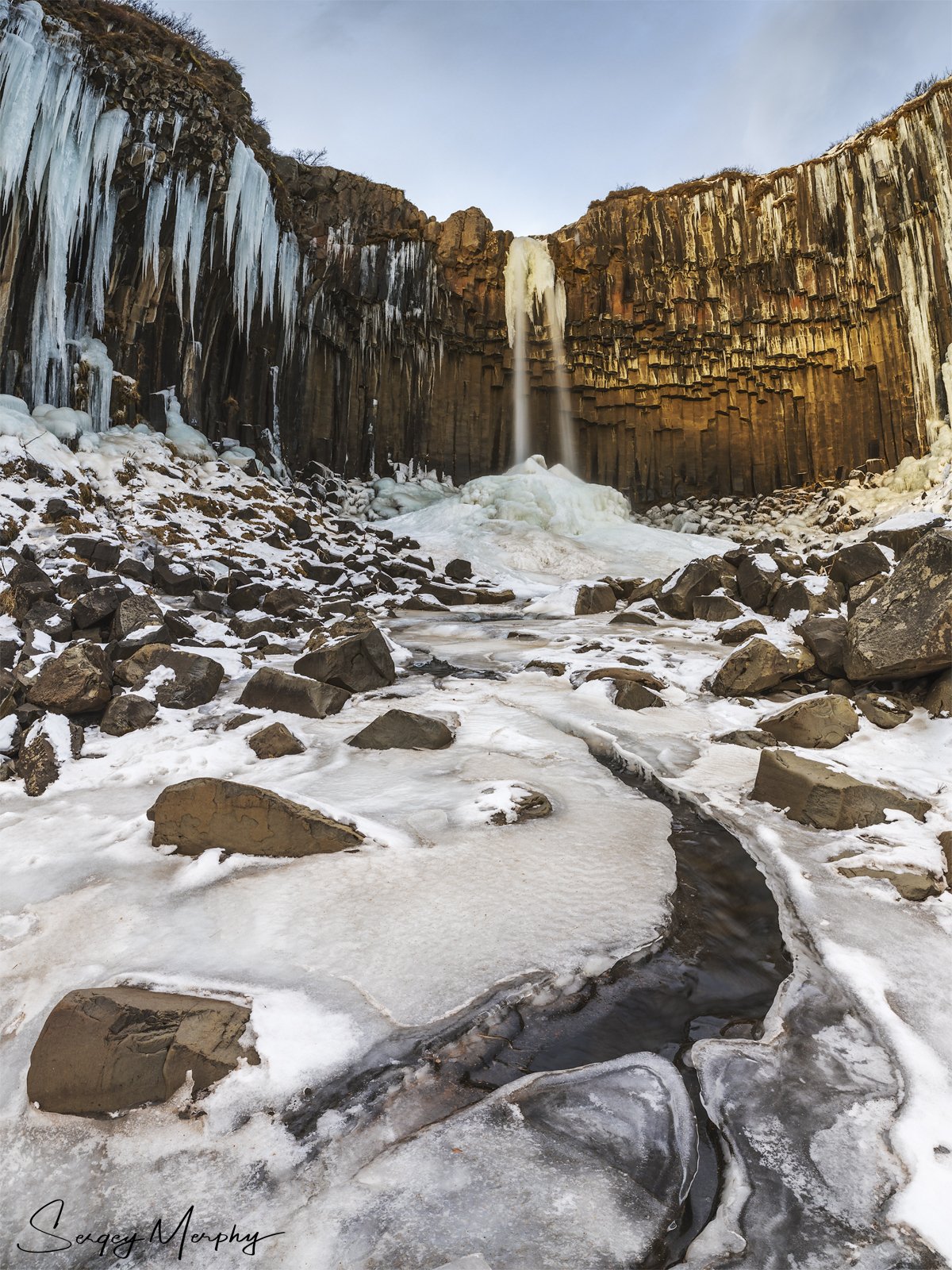 waterfall svartioss iceland, Sergey Merphy