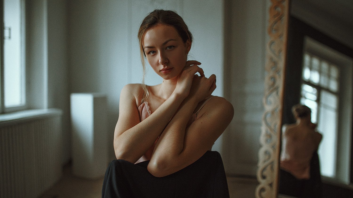 портрет, девушка,, Егор Конабевцев