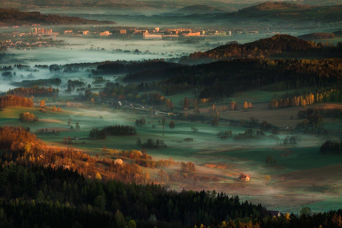 landscape,canon,mist,light,autumn,city, Iza,Darek