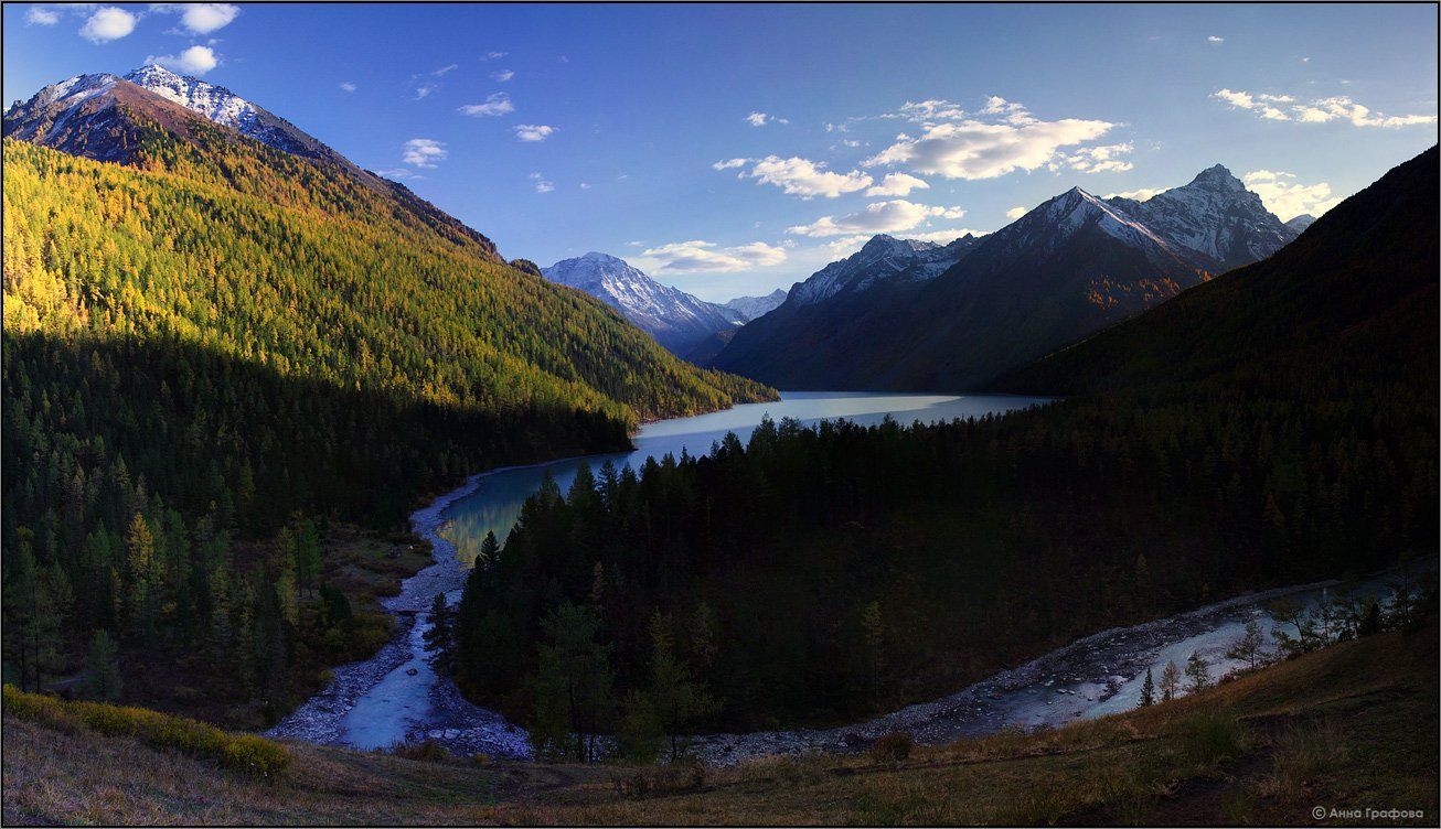 алтай, горы, горный алтай, кучерлинское озеро, осень, аня графова, Аня Графова