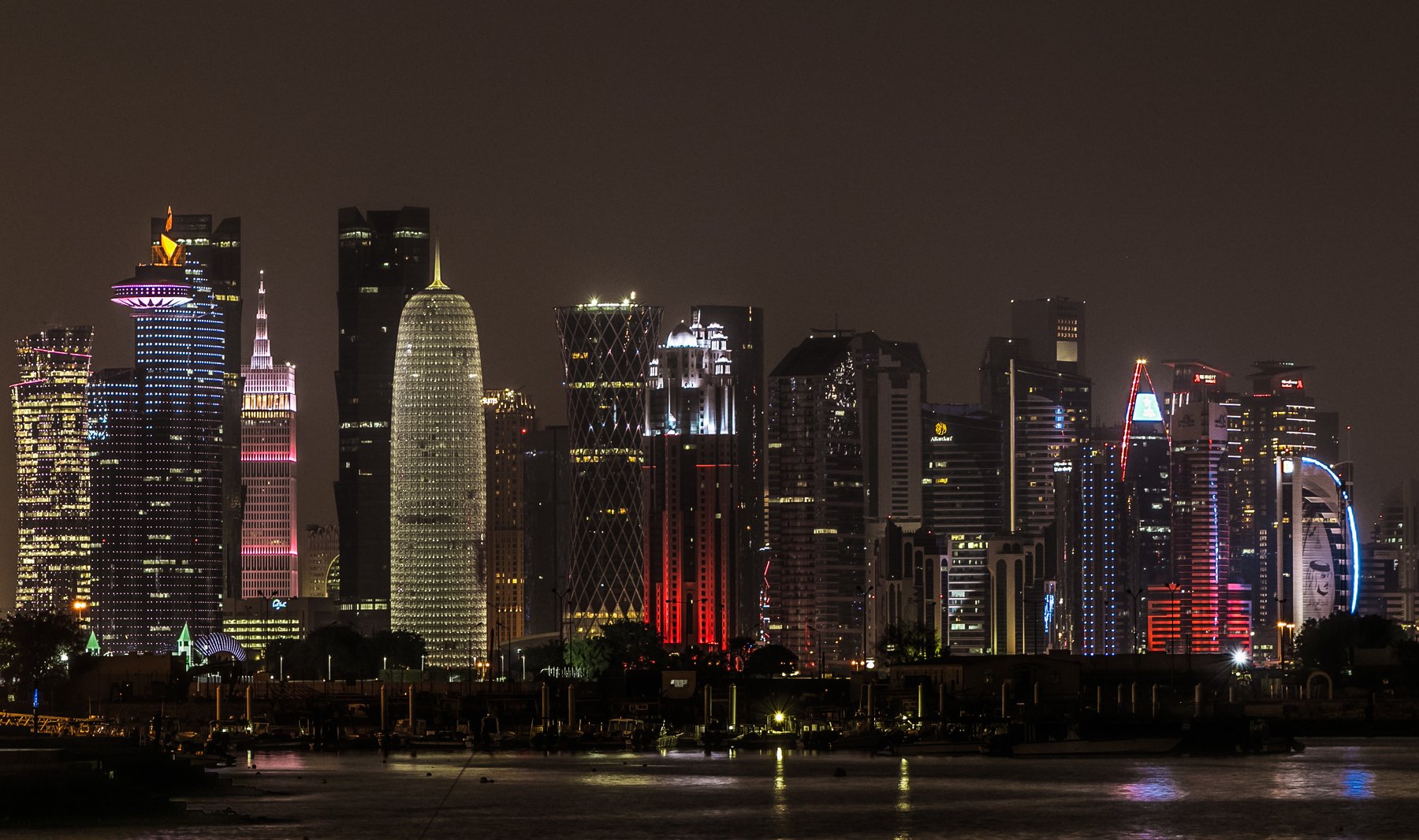  #doha #qatar #nationalday #downtown #light #light_shot #night #seascape #clouds #midnight #d #500px #500pxphoto #35awards #city #home #shades #view #beautiful #landscape #me #happy #enjoy #life #iphone #pictures #december #beautiful #me #enjoy #life #iph, Moutaz Fino