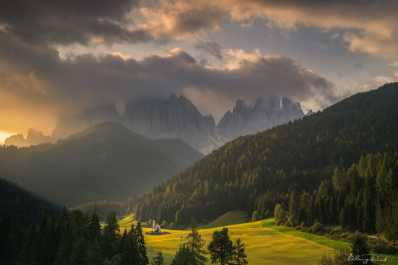 alps, awakening, beauty, bolzano, chalk stone, chantry, chapal, chiesetta di san giovanni in ranu, church, cliffs, clouds, dolomites, field, forest, hiking, italy, klimbing, meadow, morning, morning glow, mountain top, mountaineers, mountains, nature, out, Ludwig Riml
