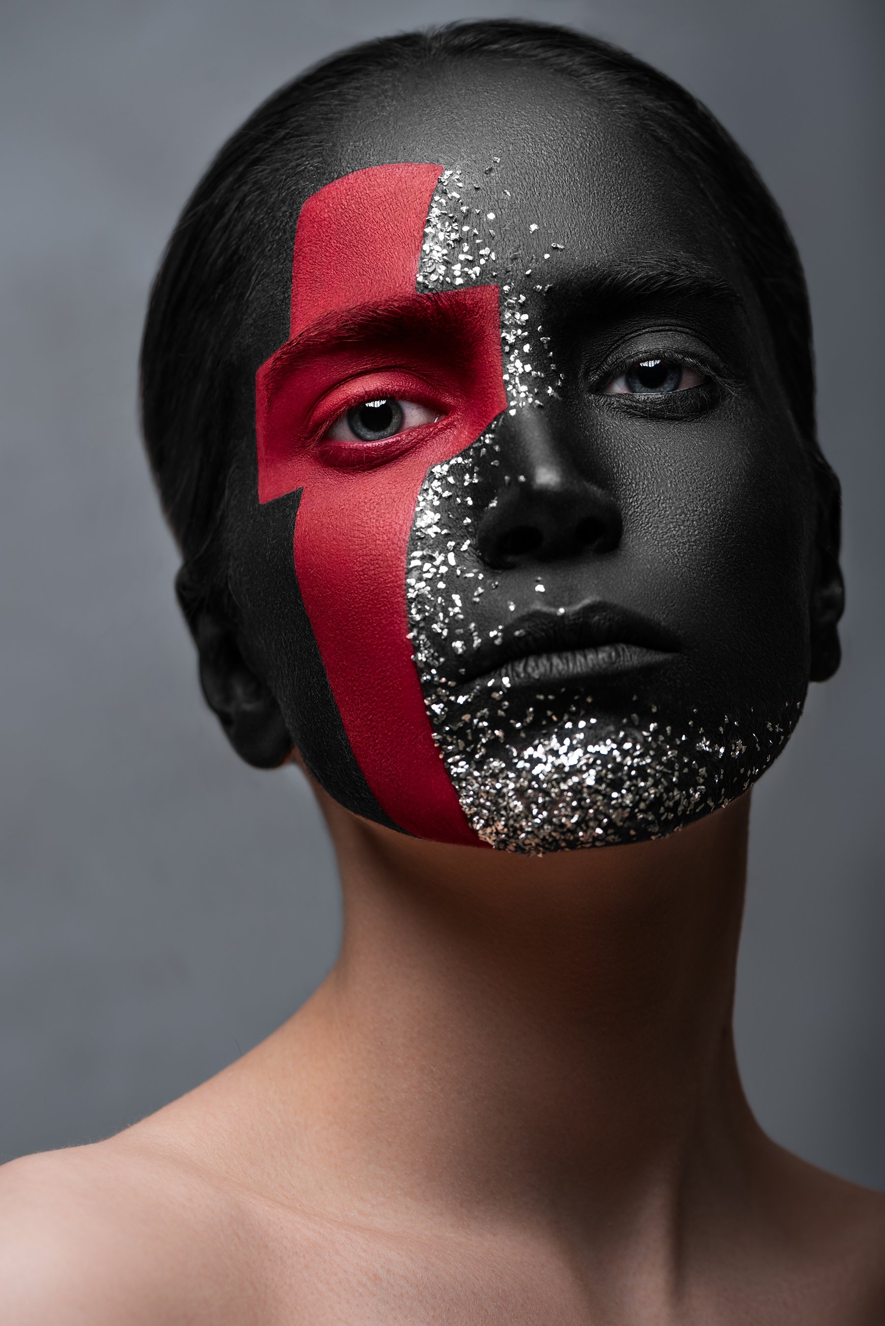 red, concept, portrait, makeup, beauty, fine art, advertising, Peyman Naderi