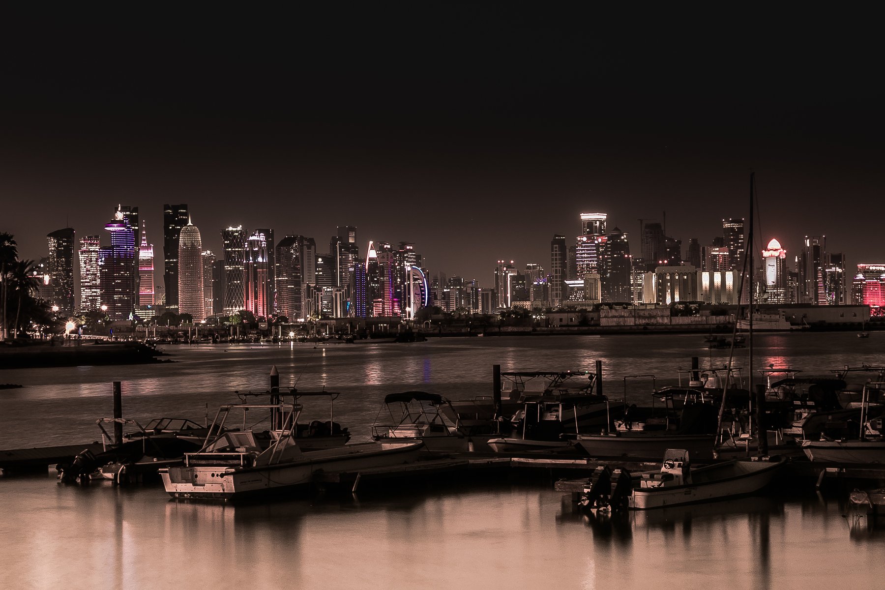  #doha #qatar #nationalday #downtown #downtown #qatar #light #light_shot #night #landscape #seascape #clouds #midnight #d #500px #500pxphoto #35awards #city #home #shades #view #beautiful #landscape #me #happy #enjoy #life #iphone #pictures #december, Moutaz Fino