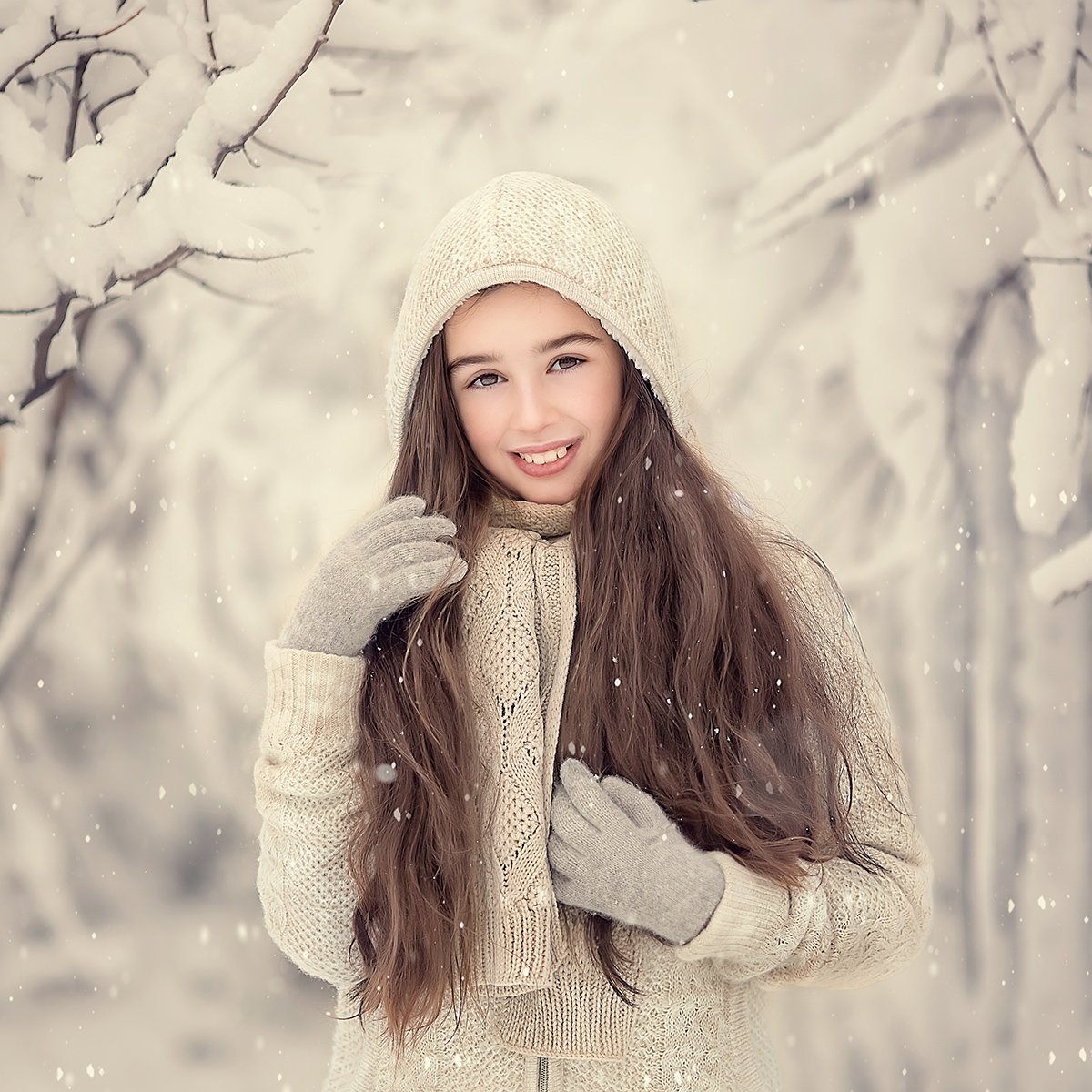 Фото Девочки Зимы