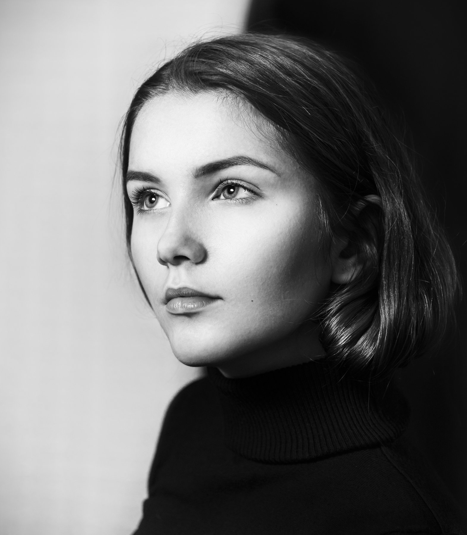 портрет,жанровый портрет , девушка , черно -белое, Natalia Kholodova
