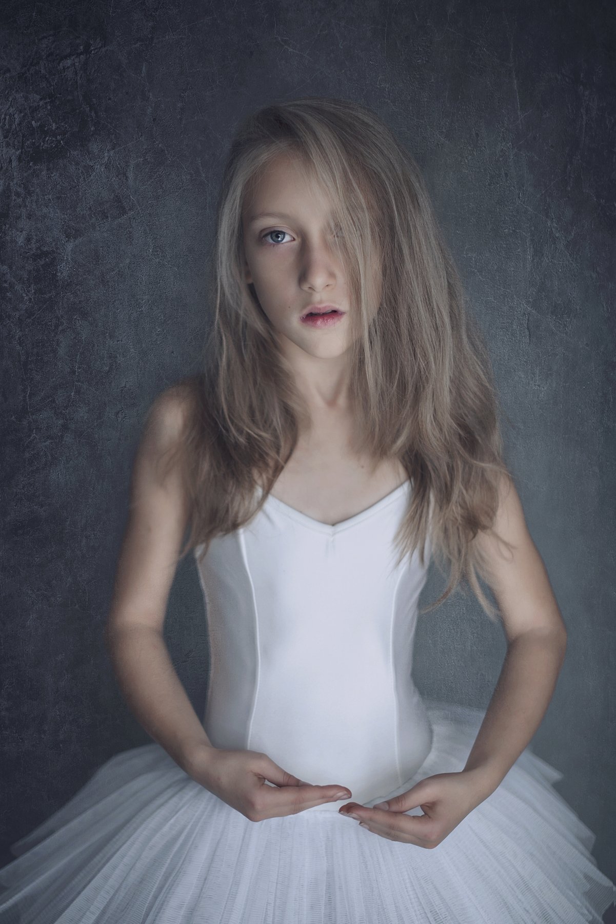 girl, portrailt, children, ballerina, Anna Ścigaj