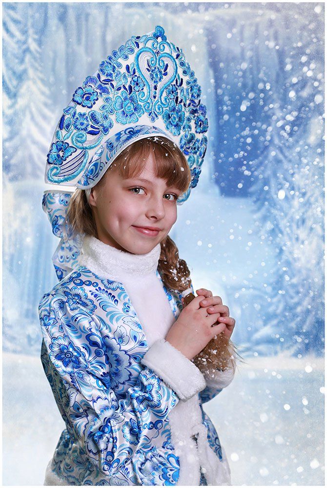 дети портрет снегурочка новый год, Римма Алеева