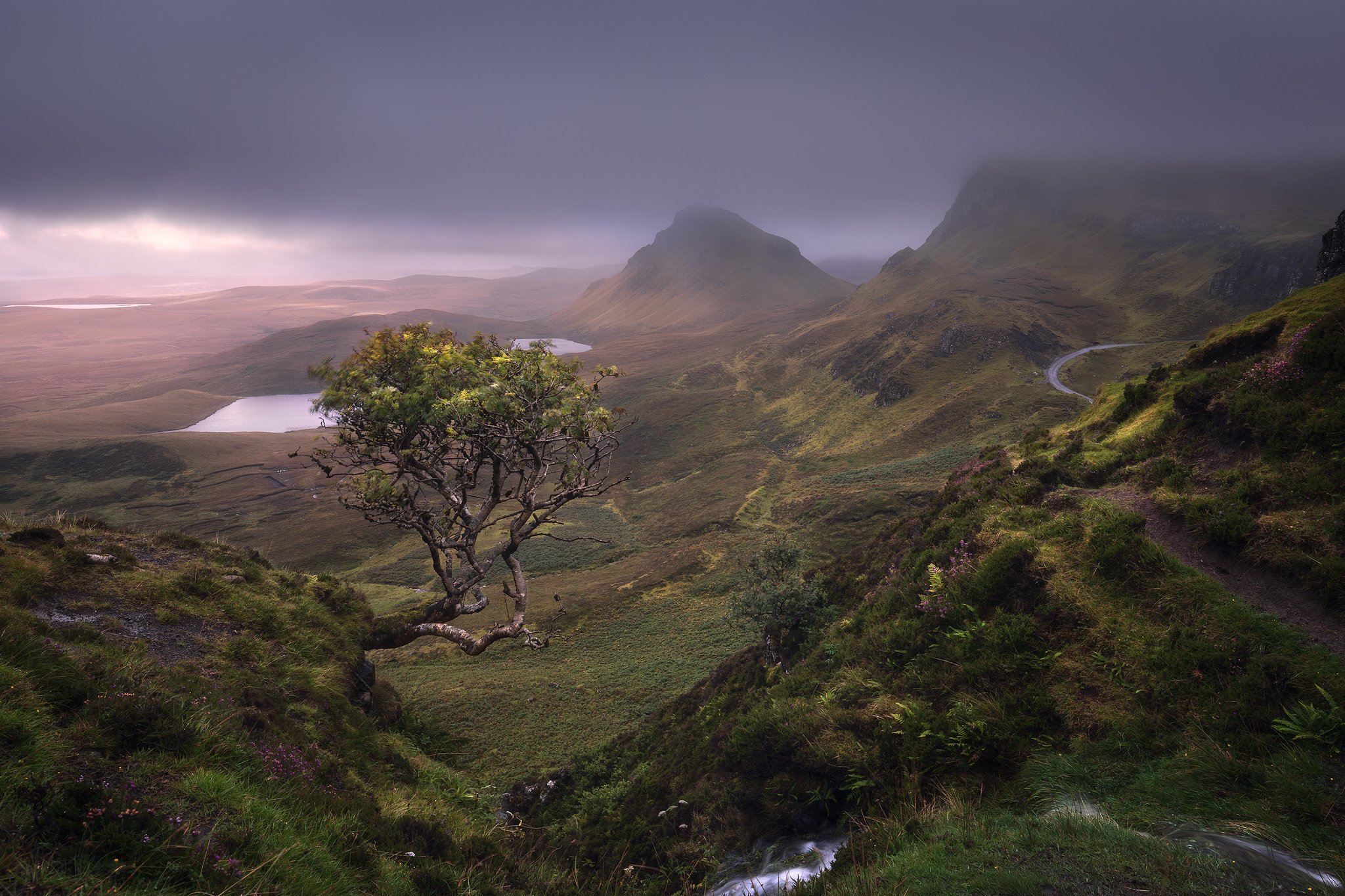 quiraing scotland isle of skye mountains hills mood light, Maciej Warchoł