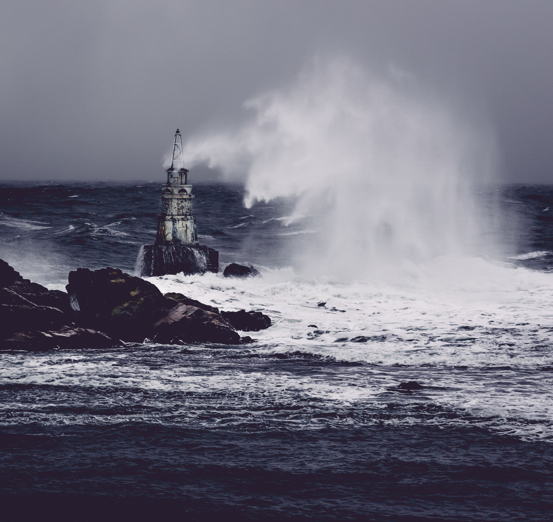 sea, storm, wind, water,lighthouse,landscape,nature,wave,monster, Jeni Madjarova