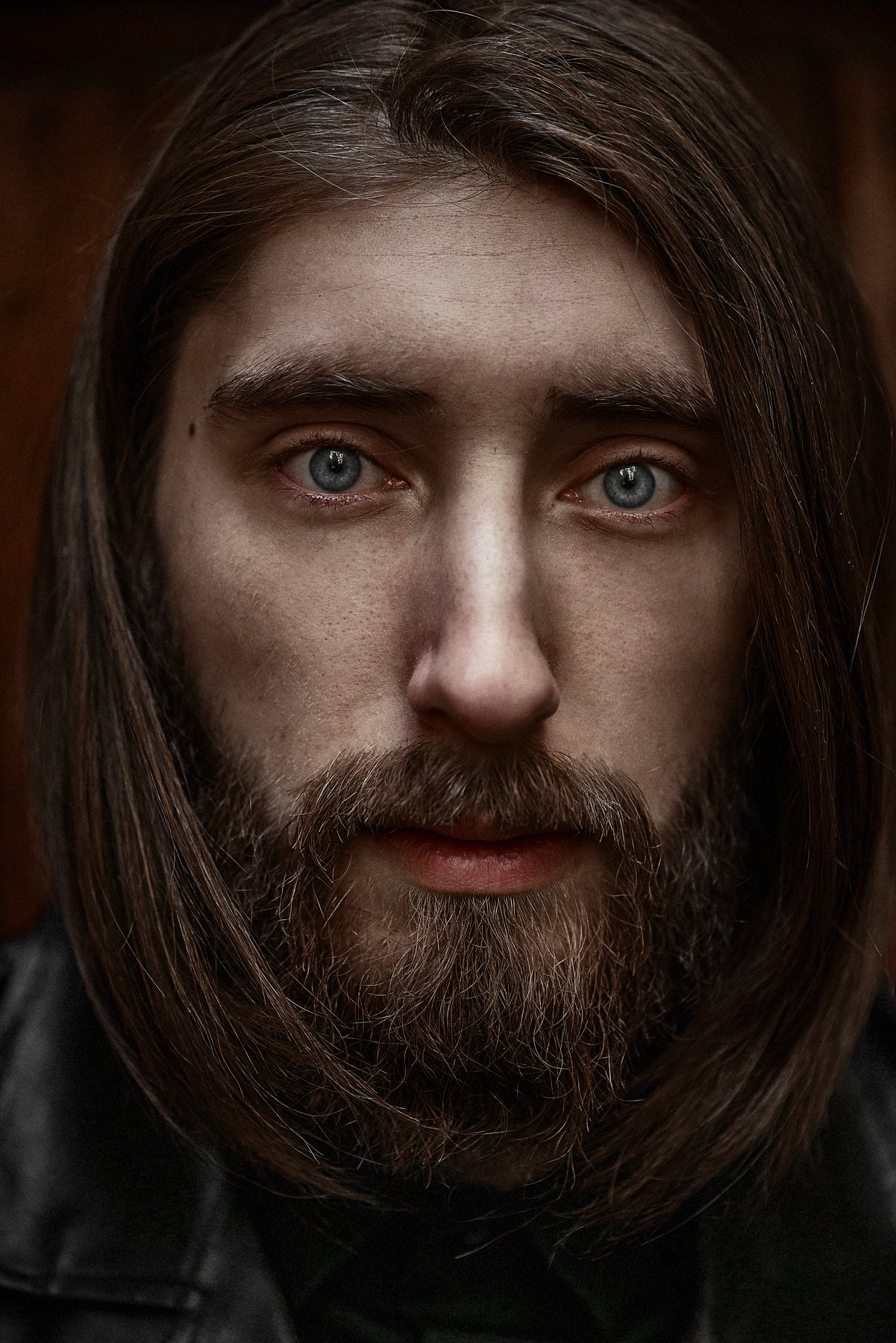 portrait, colour, eyes, man, beard, Павел Соколов