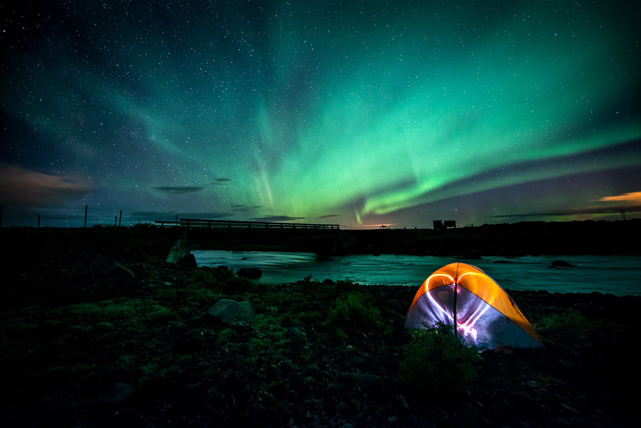 camping, iceland, northern lights, Jarkko Järvinen