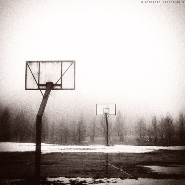 перерыв, kasperionis, lithuania, sepia, toned, toning, snow, баскетбол, снег,, Gintaras Kasperionis