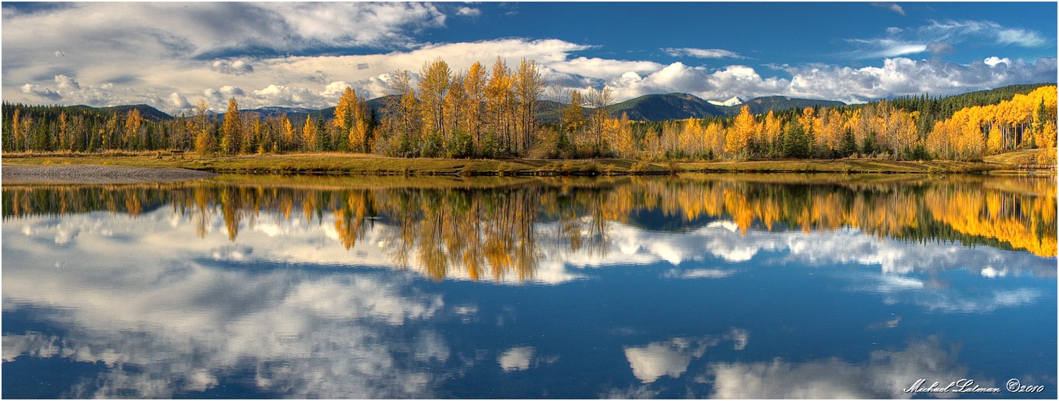 fall, lake, , mountains, Michael Latman