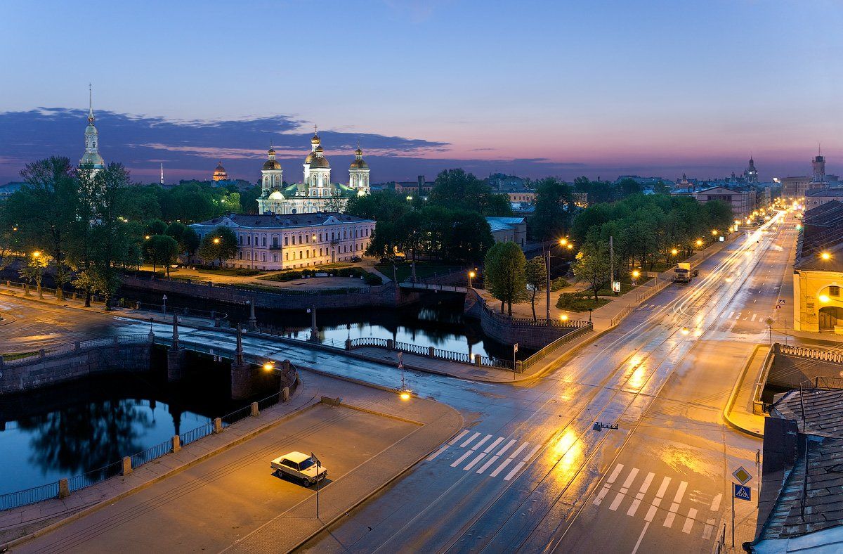 7 мостов, белые ночи, коломна, крюков канал, никольский собор, рассвет, садовая улица, санкт-петербург, Alex Darkside