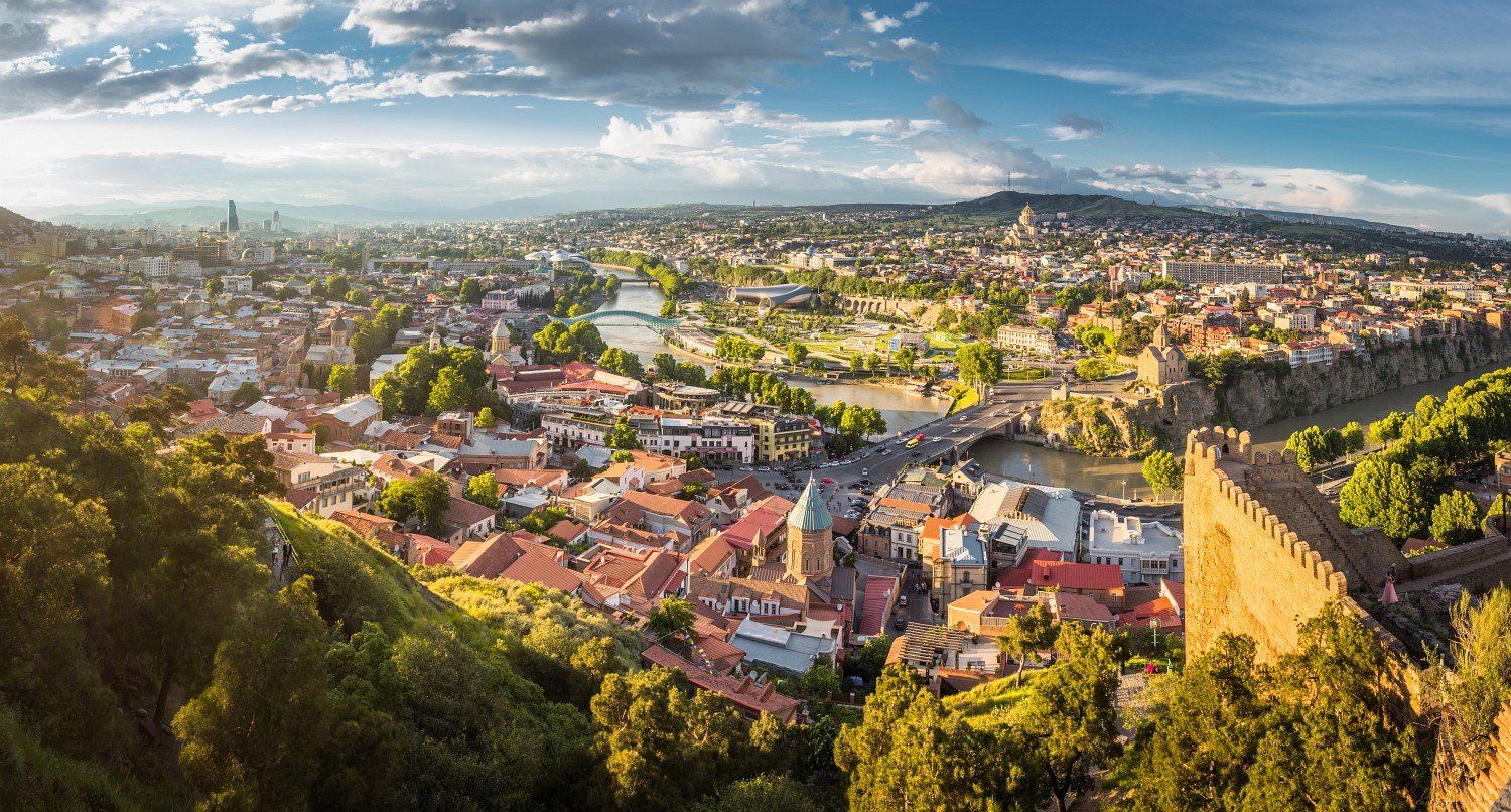 Грузия, Тбилиси, панорама, Алексей Мараховец