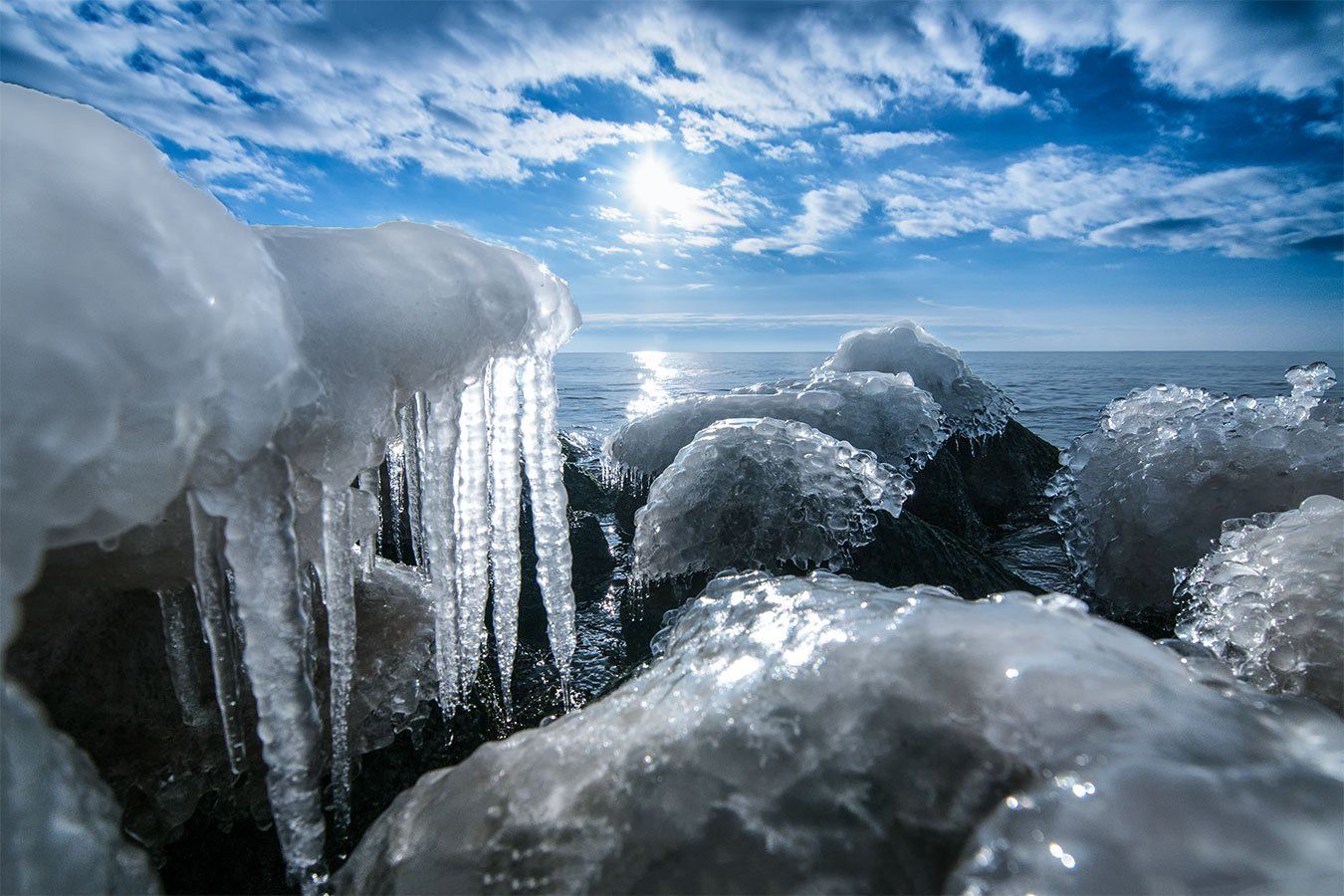 sea,sky,ice,winter, Daiva Cirtautė