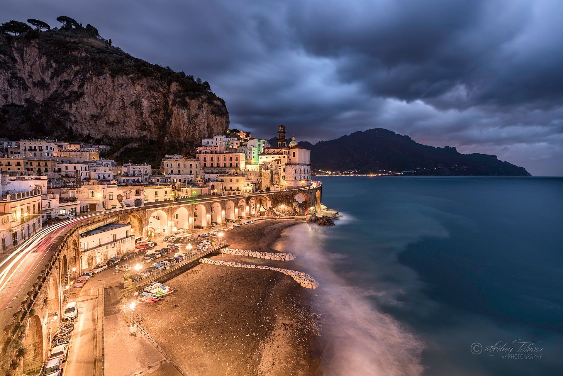 Atrani, Amalfi, Amalfi coast, Italy, cityscape, Andrey Trifonov