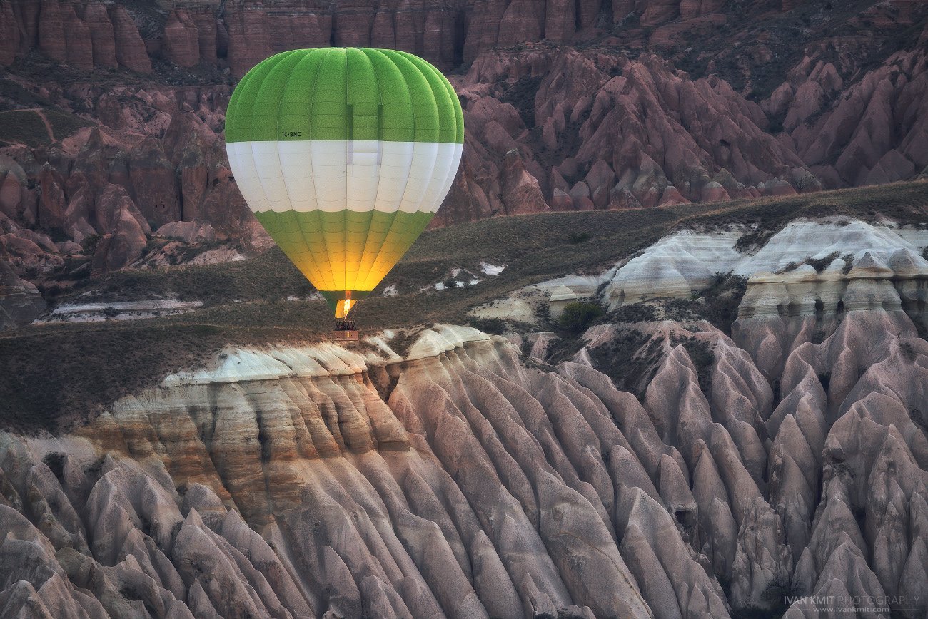 турция, каппадокия, полет, воздушный шар, воздухоплавание, Иван Кмить