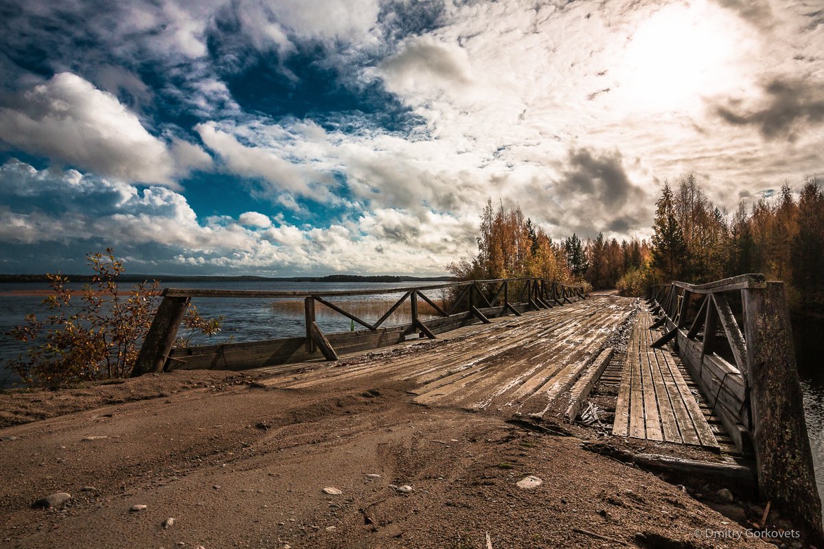 #photobydmitrygorkovets #landscapes #autumn #karelia #russia #bridge, Горковец Дмитрий