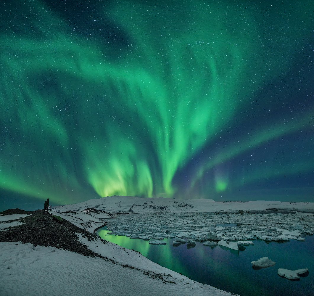 Северное сияние Исландия, Михаил Щеглов