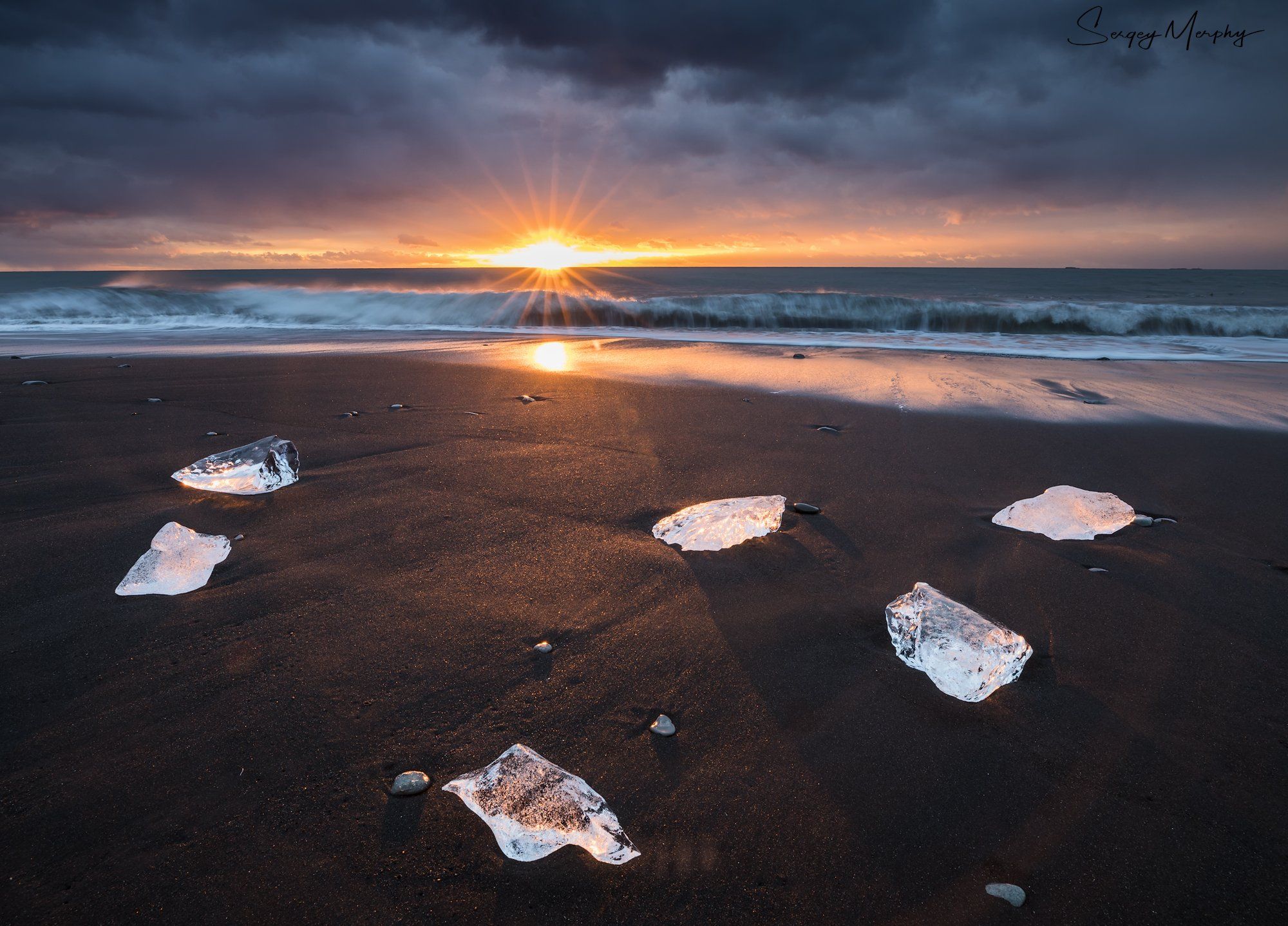 iceland diamond beach jokulsarlon, Sergey Merphy